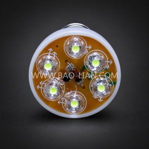 BAOLIAN ホワイト DC24V E12 6LEDライト