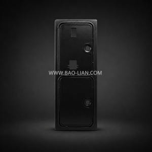 BL Double Hole Metal Coin Door