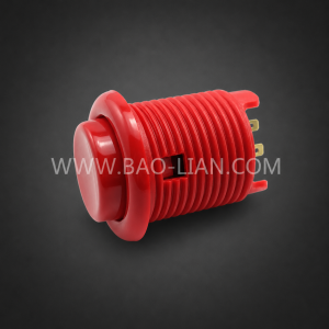 New Concave Round Push Button Nylon