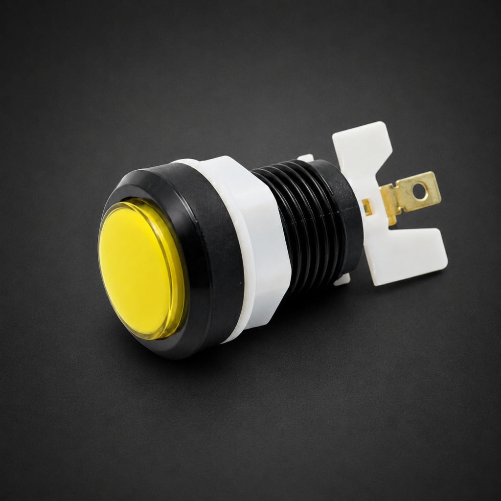 Small Round LED Rotary Arcade Button
