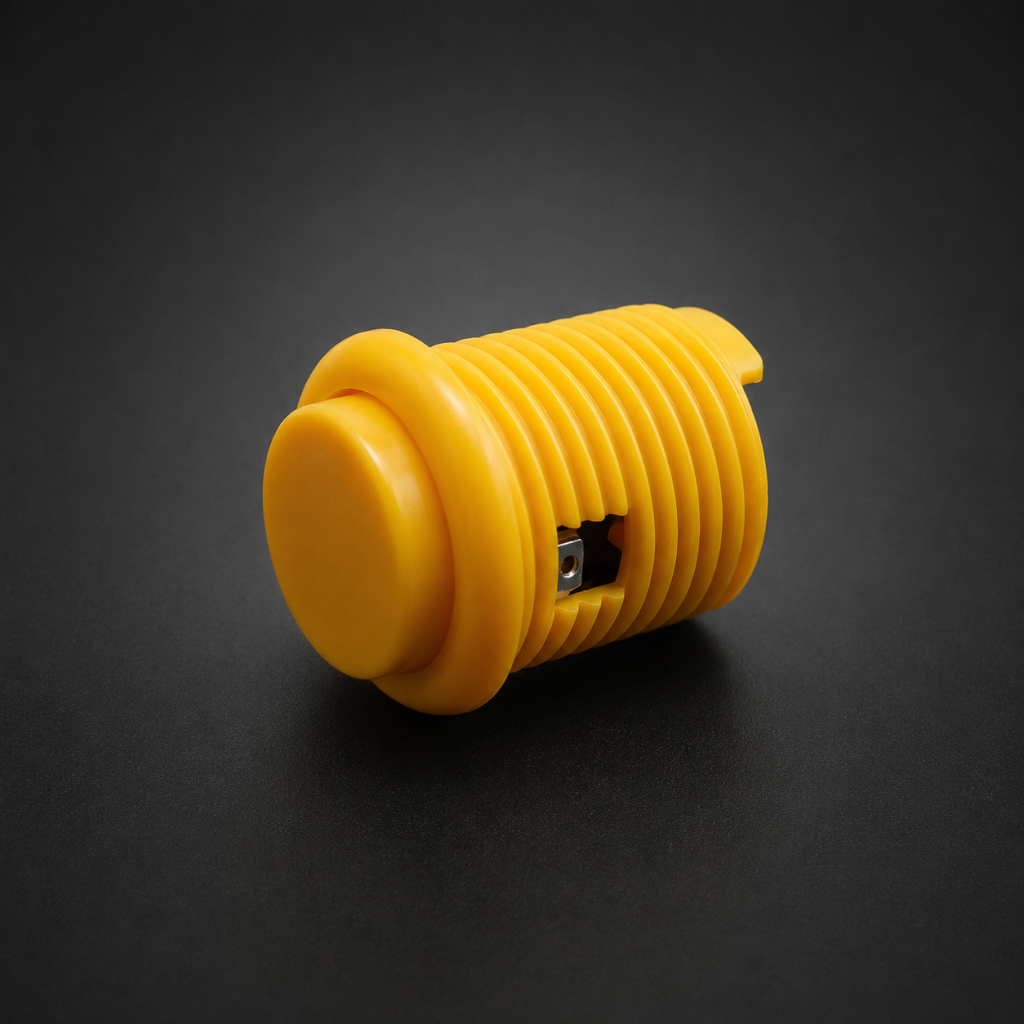 24mm Reinforced Round Plug-in Arcade Button