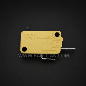 Yellow 2 Terminal Arcade Button Microswitch Without Lever