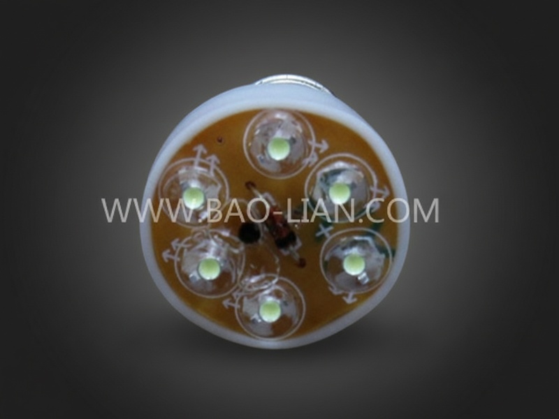 白色DC24V/E12 6珠LED灯